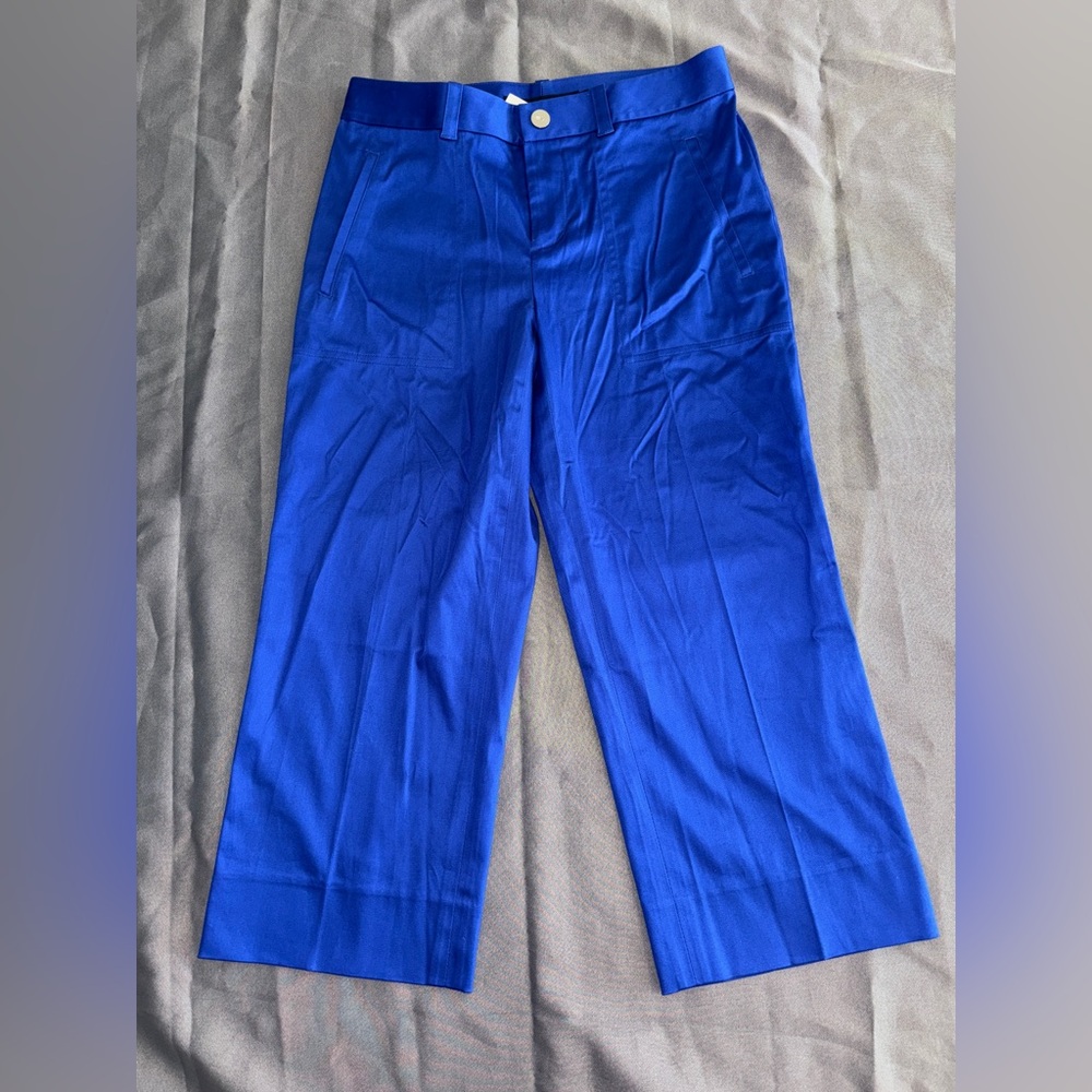 Ralph Lauren Sport Blue Capri Mid Rise Slacks Dress Ankle Pants Women’s Size 4